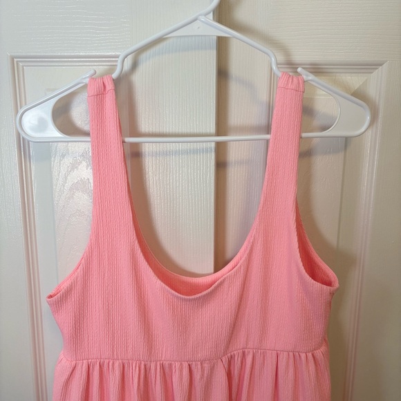 Free People Beach “Reel Love” Midi Dress in Electric Pink - Picture 5 of 7